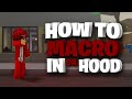 How To Macro In Da Hood for Newer Players