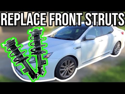 HOW TO REPLACE FRONT STRUTS SHOCKS ON KIA OPTIMA | HYUNDAI | 2.0L | 4 CYLINDER | FULL PROCESS | DIY
