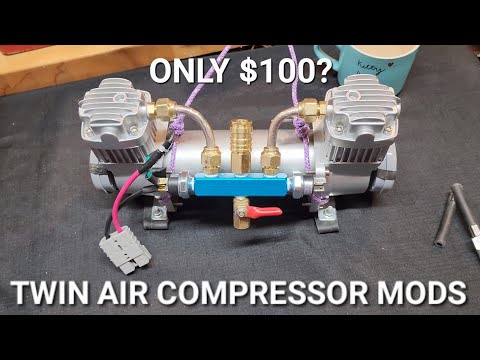$100 Twin Offroad Air Compressor MODS & Upgrades!