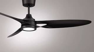 1_Watch A Video About the Casa Vieja Mystere Matte Black Indoor Outdoor LED Ceiling Fan