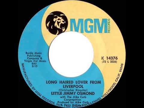 1972 HITS ARCHIVE: Long Haired Lover From Liverpool - Little Jimmy Osmond (stereo 45--#1 UK hit)