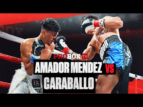 UNSTOPPABLE PRESSURE! Hugo Amador Mendez SHUTS DOWN Caraballo After Early Scare!