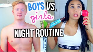 Night Routine Guys Vs. Girls