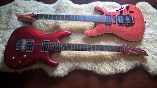 Video thumbnail for Ibanez JS1200 vs S5470Q shootout by jem555bkk