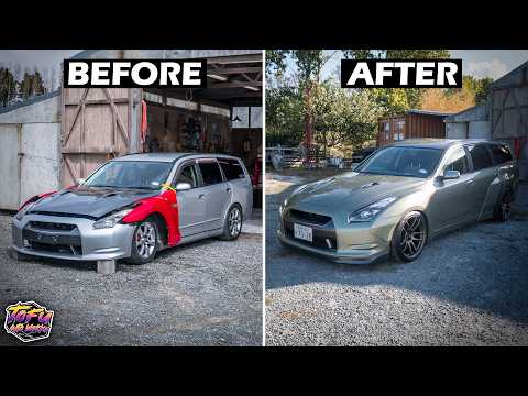 Building a Widebody GTR Wagon in 10 Minutes!