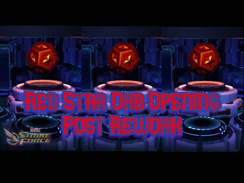 Marvel Strike Force Red Star Orb Opening