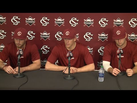 POSTGAME: Brady Allen, Wesley Sweatt, Andrew Eyster on Georgia — 3/15/19