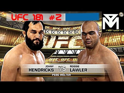EA SPORTS UFC PS4 ~ HENDRICKS VS LAWLER - UFC 181 #2
