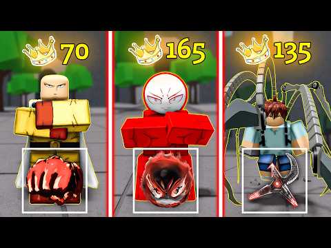 Getting The FASTEST KILL STREAK With Every Character in The Strongest Battlegrounds