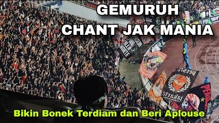 Download lagu Merinding.!! Gemuruh Chant Jak Mania di Stadion GBK buat Bonek beri Aplouse, Persija vs Persebaya mp3