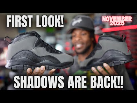 TOE CAP OR NO TOE CAP?? FIRST LOOK 2025 JORDAN 10 SHADOW FIRST THOUGHTS OVERVIEW & COMPARISON!