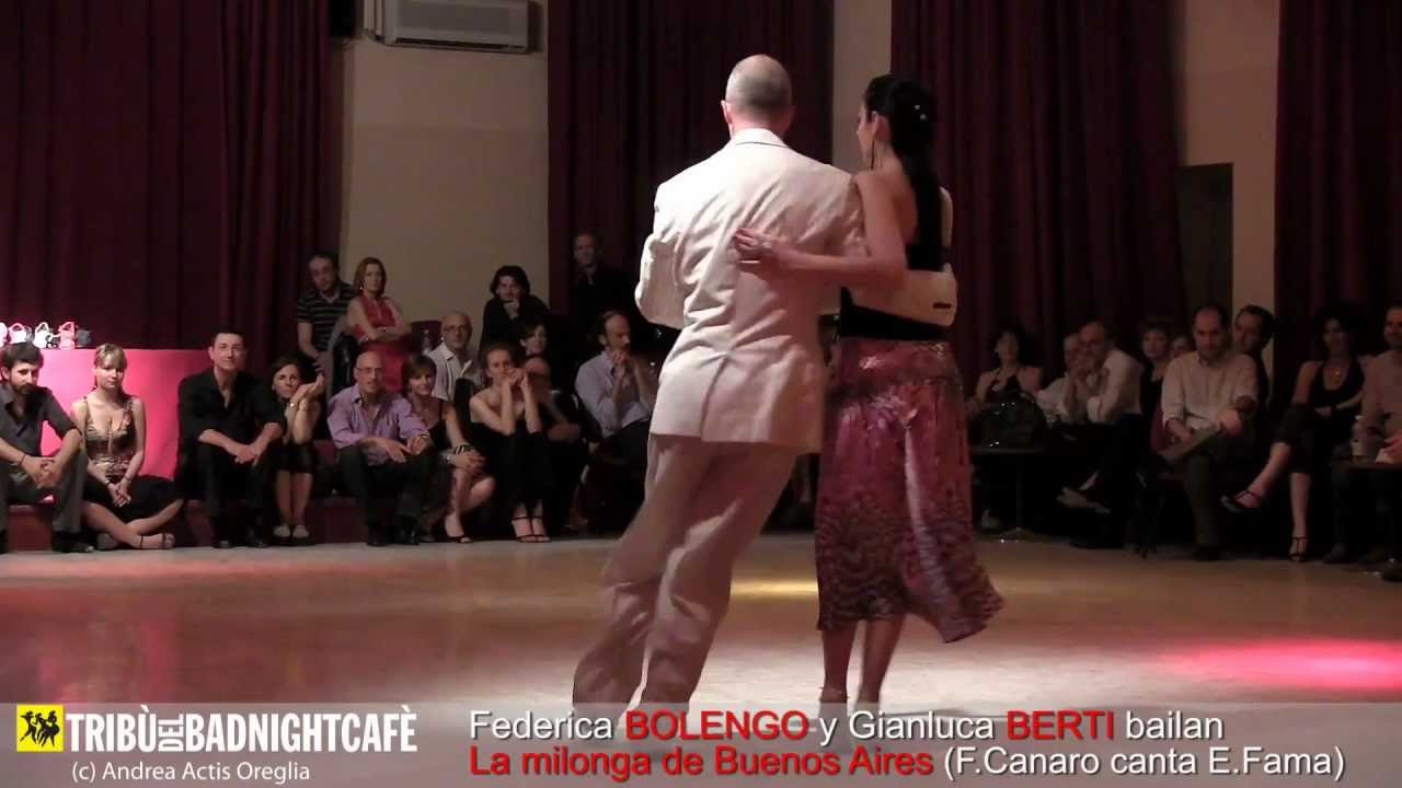 2012 Berti Gianluca e Federica Bolengo ballano "La milonga de Buenos Aires" di Francisco Canaro