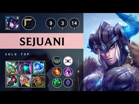 Sejuani Top vs Sett - KR Challenger Patch 25.09