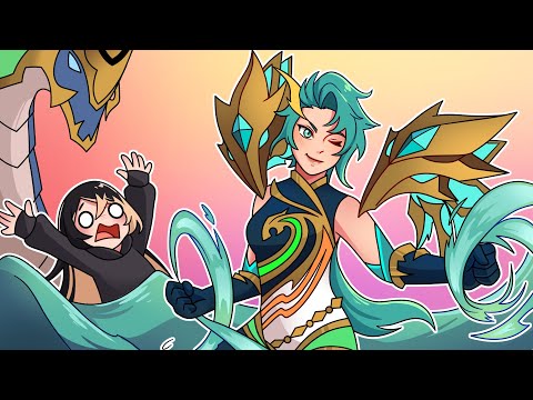 Kaisa's new Lagoon Dragon skin might even be worth the money lol | League of Legends
