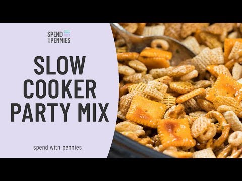 Slow Cooker Party Mix