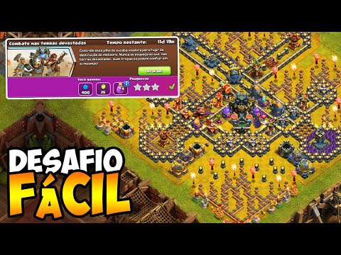 EASY AND FAST! HOW TO COMPLETE THE NEW WASTZED LANDS COMBAT CHALLENGE IN CLASH OF CLANS!