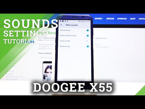 How to Enable Touch Sounds in DOOGEE X55 – Find Touch Sound Options