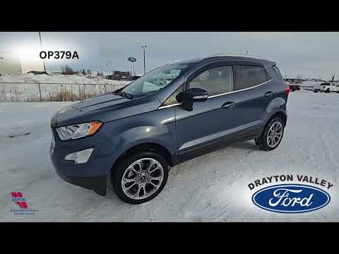 2022 Ford EcoSport Titanium 4WD in Blue for sale at Drayton Valley Ford in Drayton Valley, AB
