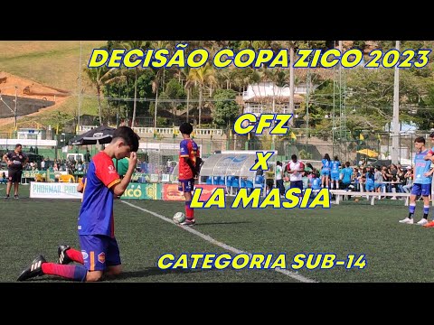 FINAL CATEGORIA SUB-14 -  COPA ZICO JUIZ DE FORA  2023 EDIÇÃO DE INVERNO - CFZICO X LA MASIA 1'TEMPO