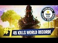 45 KILLS WORLD RECORD -  TEEQZY VS SQUAD ( FORTNITE BATTLE ROYALE GAMEPLAY SOLO VS. SQUAD )
