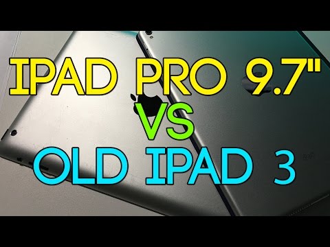 iPad 3 (2012) VS. iPad Pro 9.7" (2016) - 4 YEARS COMPARAISON