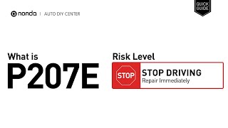 dtc p207e quickly Fix