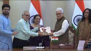 24.06.2026 : डॉ. दिनेश शाहरा, संदीप दहिसरकर यांनी घेतली राज्यपालांची भेट
