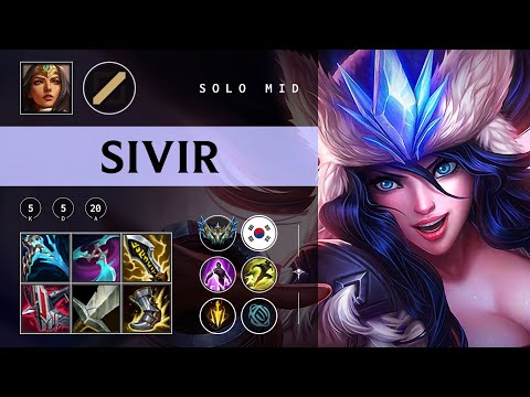Sivir Mid vs Twisted Fate - KR Challenger Patch 25.24
