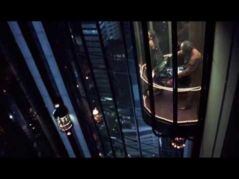 True Lies horse scene (elevator racing)
