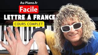 Lettre à France de Michel Polnareff - Piano Tutorial FACILE