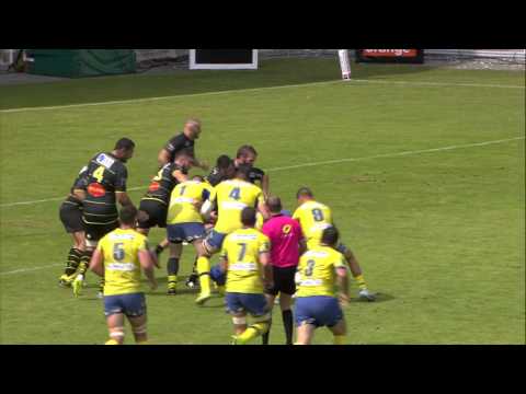 TOP14 - La Rochelle - Clermont : 6-44 - ESSAI David STRETTLE (CLE) - Saison 2015/2016