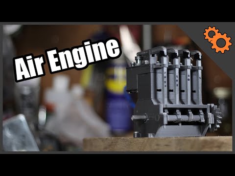 3D Printed Four Cylinder Engine