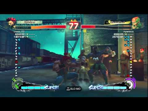cross_02 (Akuma) Vs nyannco (Dhalsim) SSF4 Ranked Matches - PSN