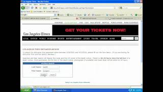Obituary Searches