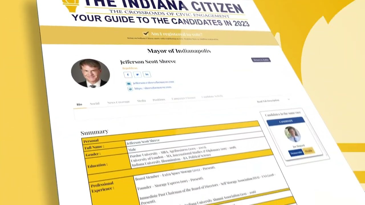 Indiana Citizen Virtual Ballot commercial 2023
