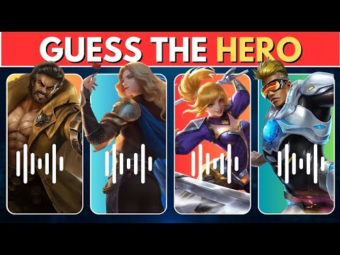🔊 Guess the Hero by Voice! 🎮 | Mobile Legends Edition 🔥🔥 Roger, Bruno, Grock, Fanny, Cyclops Part 2