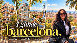 DOLU DOLU BARCELONA 🇪🇸 | 4 Gün, Sagrada Família, Park Güell, İspanyol Lezzetleri