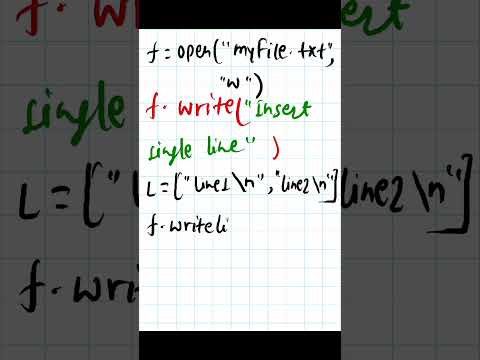 Python - 065 : Perform write on a file in python #python #pythonprogramming #pythontutorial