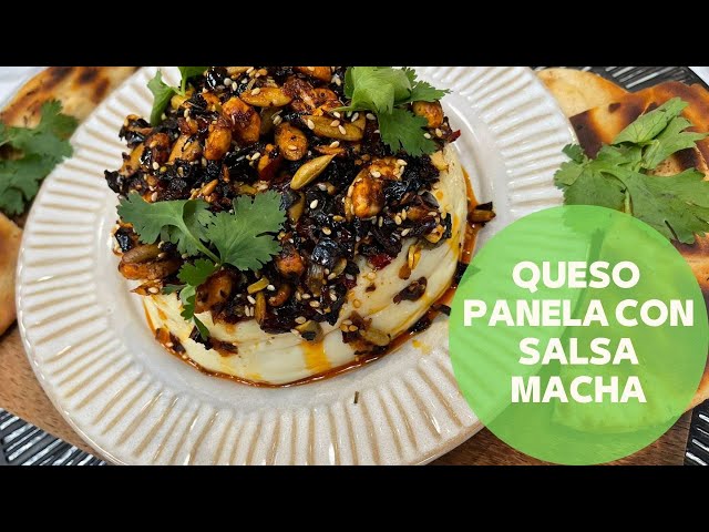 Botana De Queso Panela Asado Con Salsa Macha CocinaDelirante