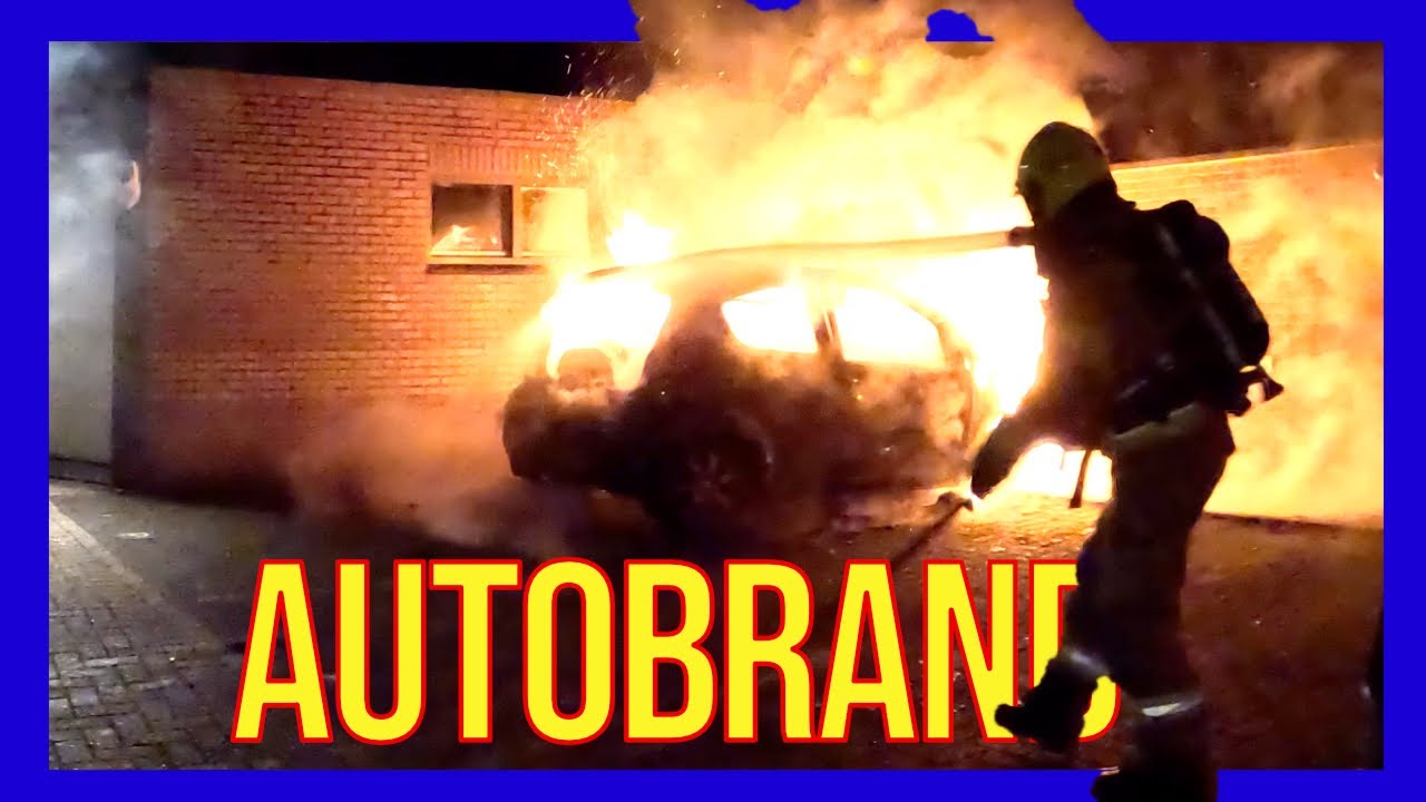 🔥 Chaos op parkeerplaats brandweer voorkomt erger ! - VOLUNTEERS DUTCH FIREFIGHTERS -