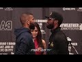 BADOU JACK AND MARCUS BROWNE HAVE INTENSE FACE OFF AFTER A HEATED PRESS CONFERENCE