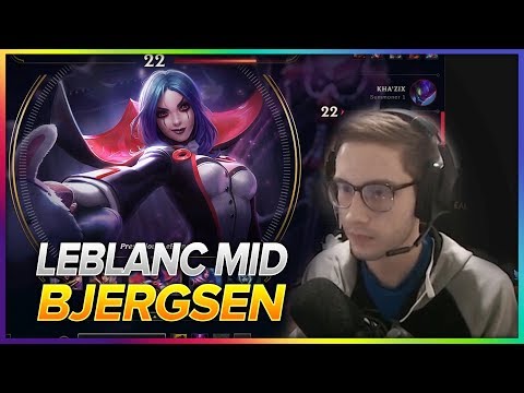 667. Bjergsen Leblanc vs Ahri Mid - Patch 8.9 Season 8 - BJERGSEN STREAM