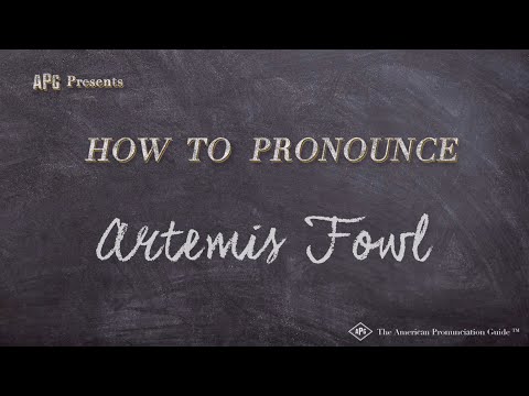 How to Pronounce Artemis Fowl (Real Life Examples!)