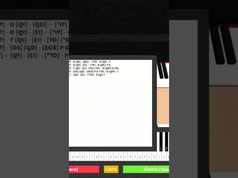 EPIC Rubbur Minecraft Music! Sheet Download #Roblox #Piano