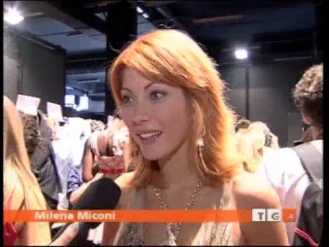 Milena Miconi @ Roberta Scarpa's show - TG4