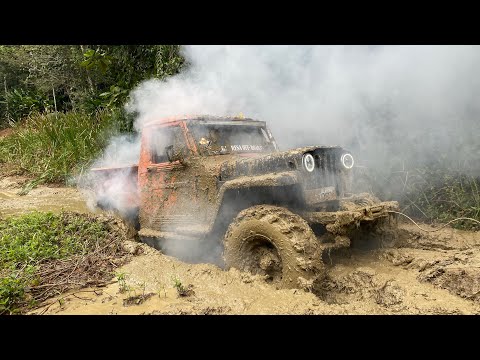 Refizemos a trilha radical da Fenajeep 2022 - Roda Presa Off Road