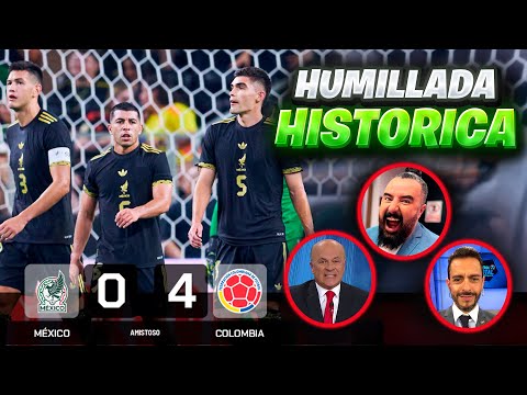 Mexican press reacts to Colombia's historic 4-0 win over Mexico in a friendly match