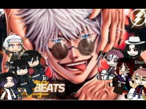 Hashiras E Luas Superiores React Gojo Versão Sombria Rei Das Maldições @FlashBeatsManow   Final 2 As