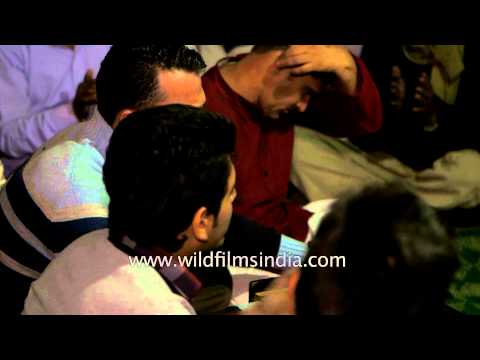 Groom joins the jagrata - a Kumaoni wedding ceremony