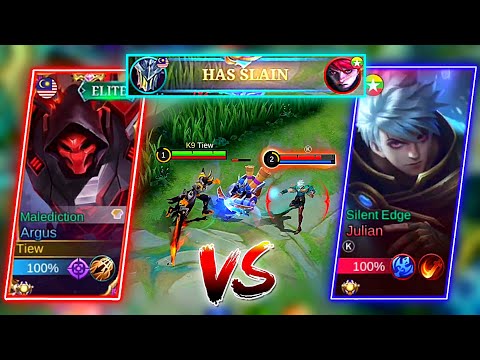 ARGUS VS NEW HERO JULIAN! - WHO'S THE OFFLANE KING?? | ARGUS VS JULIAN | MOBILE LEGENDS